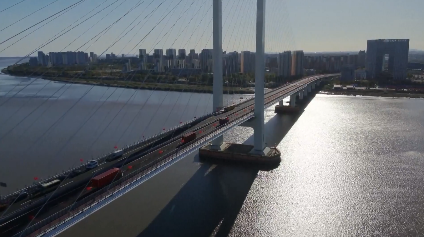 Jembatan Baru Tiongkok-Korea Utara Resmi Dibuka untuk Lalu Lintas Kargo Melintasi Sungai Yalu