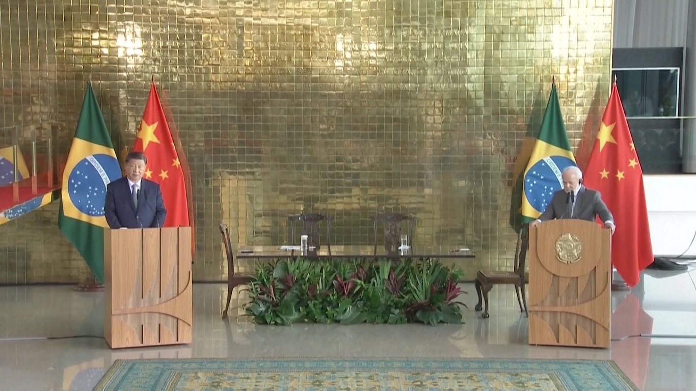 Kedua kepala negara mencapai konsensus strategis baru tentang pengembangan hubungan Tiongkok-Brasil di masa mendatang