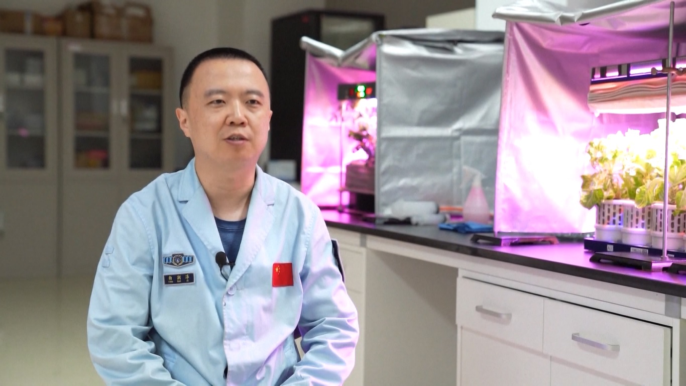 Para astronot Tiongkok sangat tertarik dengan teknologi pertanian sayuran di luar angkasa