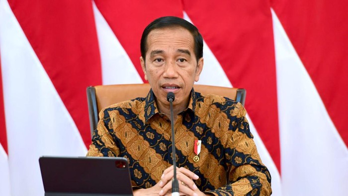 residen Joko Widodo (Widodo) menyampaikan pesan di perayaan Tahun Baru Imlek 2574 Kongzili