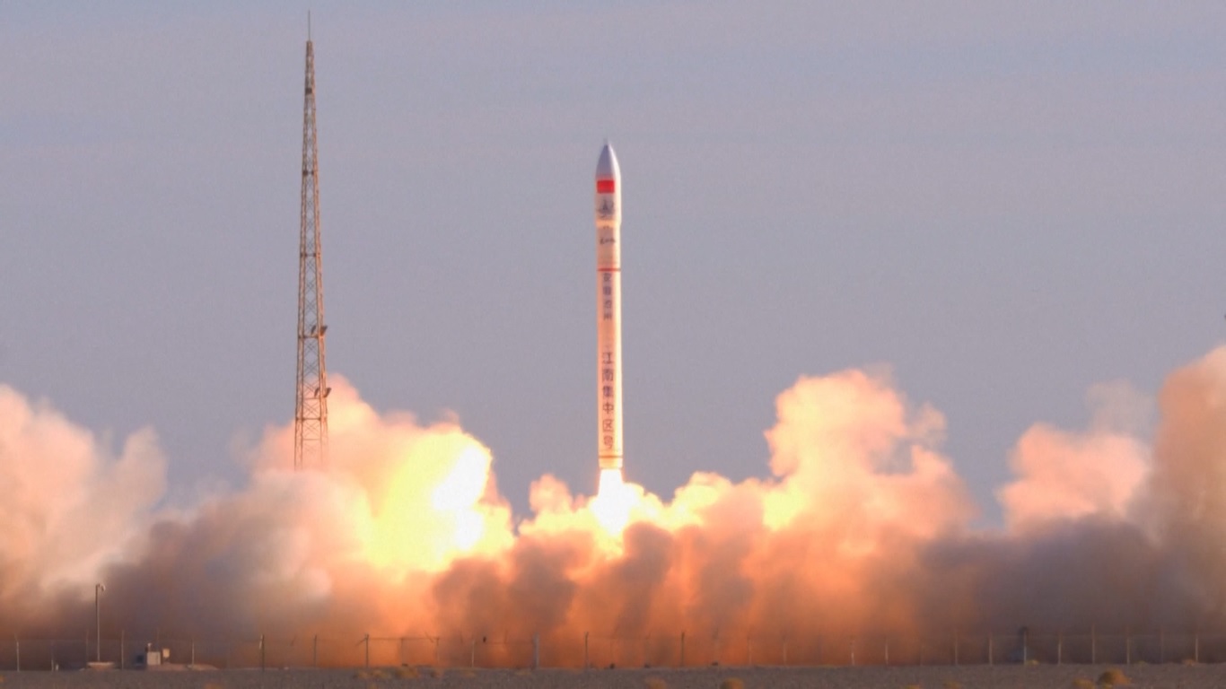 Roket komersial ini meluncur dari lokasi peluncuran pada pukul 07:39 (Waktu Beijing)