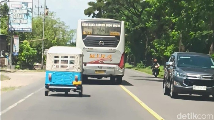 Berbekal  Rp200 ribu Edi memilih nyetir sendiri pakai bajai karena murah lebih ngirit