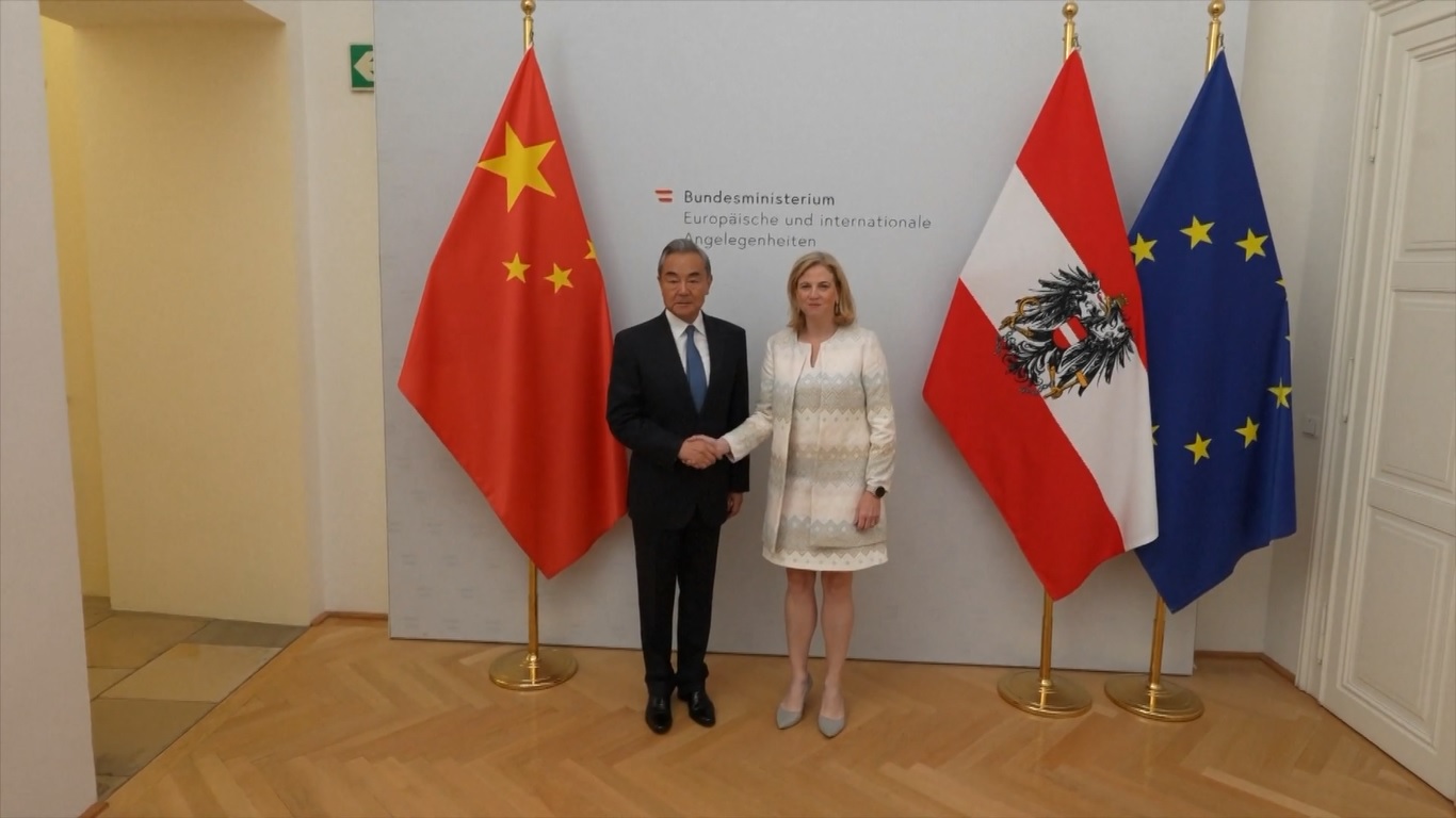Menlu Tiongkok dan Austria Berjanji untuk Meningkatkan Hubungan Bilateral