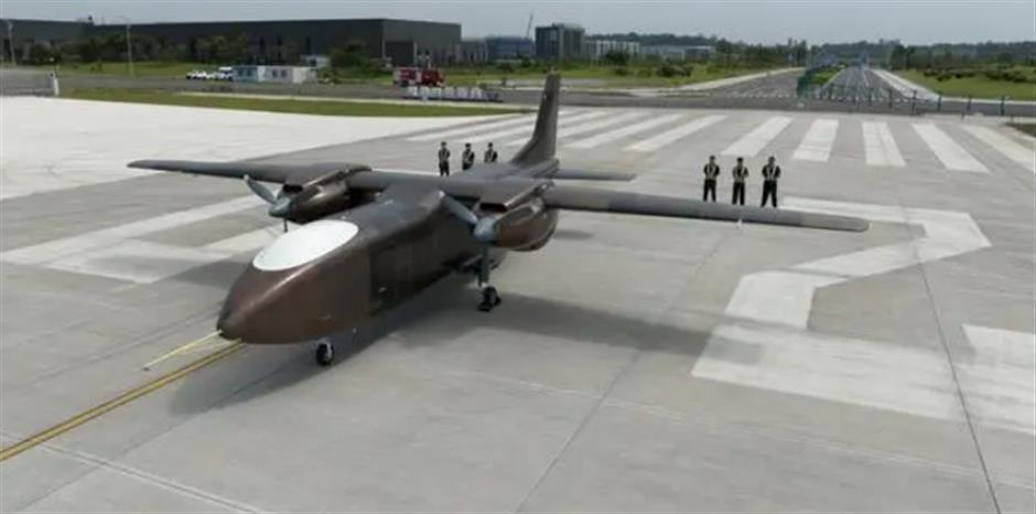 Pesawat ini memiliki lebar sayap 16