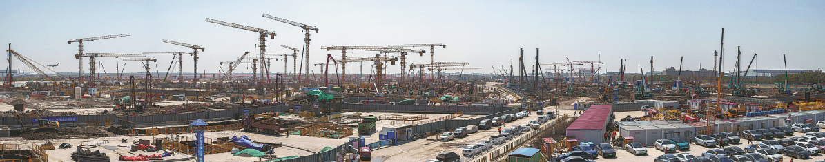 Proyek Stasiun Kereta Api Shanghai Timur ini nantinya akan menggabungkan fungsi transportasi