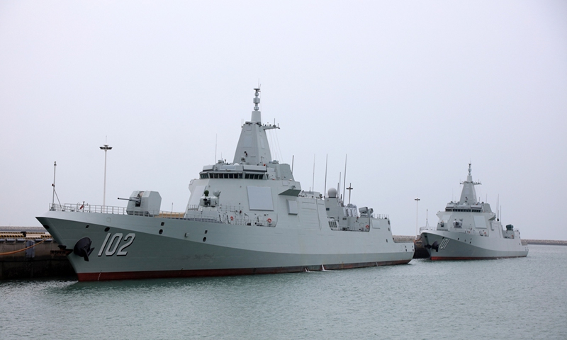 055 Wuxi menjadi kapal perusak kelas 10000 ton keempat dari Armada Laut Utara PLA yang siap tempur