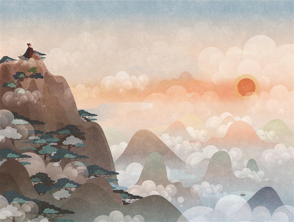 Puisi Tiongkok kuno tentang gunung telah lama menjadi sumber berbagai ungkapan dan ungkapan populer