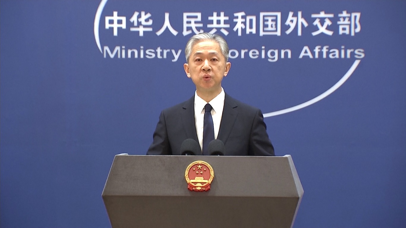 Juru Bicara Wang Wenbin pada jumpa pers membantah pernyataan bersama yang dikeluarkan oleh menteri luar negeri G7 tentang senjata nuklir Tiongkok