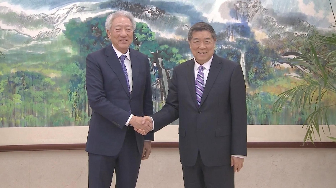 Pejabat Senior Tiongkok Bertemu dengan Ketua Temasek Singapura