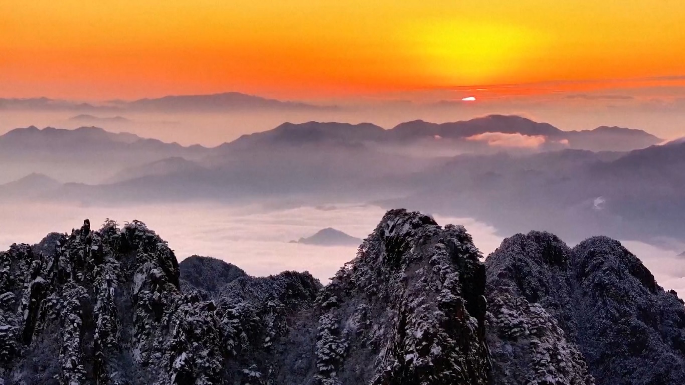 Gunung Kuning di Kota Huangshan