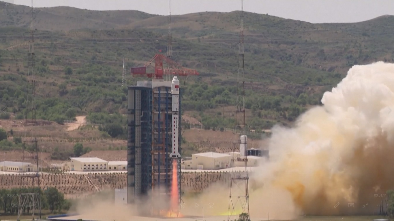 Roket tersebut meluncur dari Pusat Peluncuran Satelit Taiyuan di Provinsi Shanxi