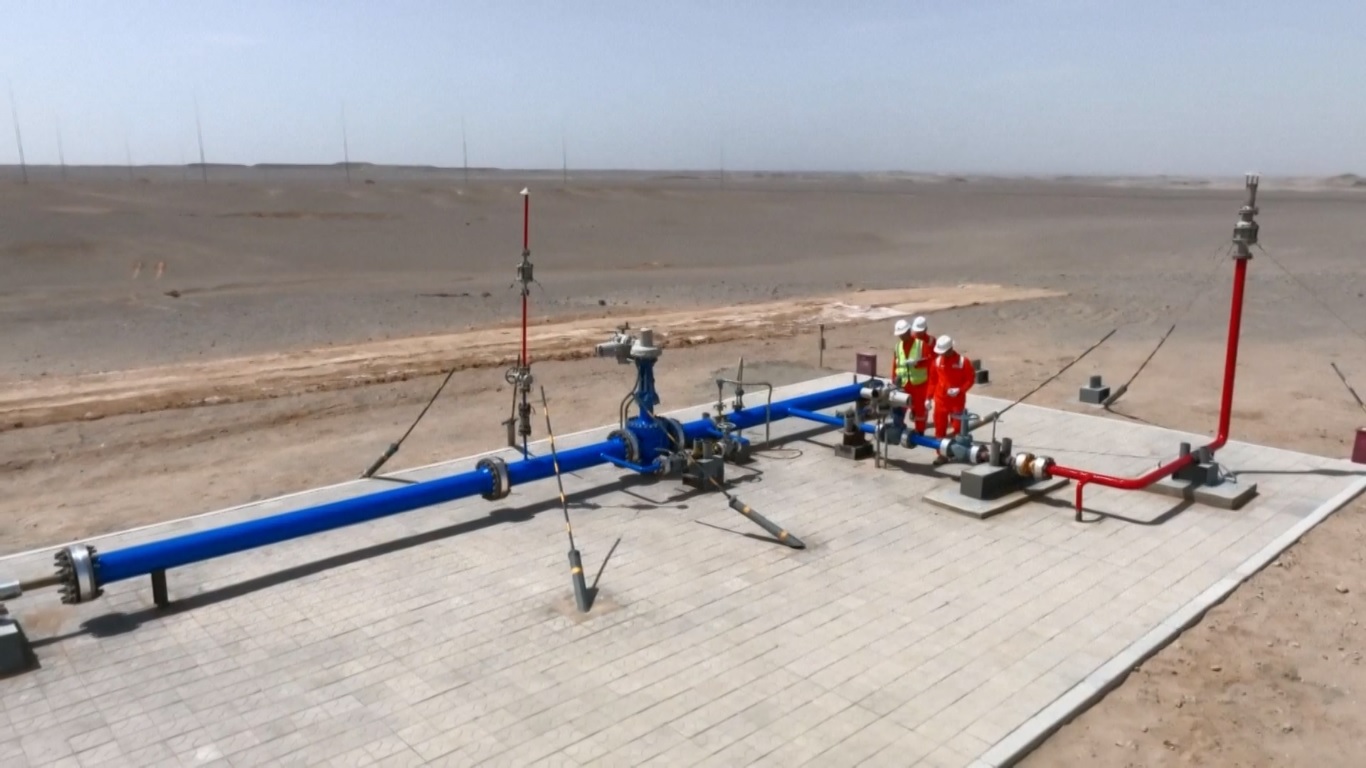 Ini adalah uji on-line tekanan tinggi pertama pada jaringan pipa hidrogen non-logam di Tiongkok