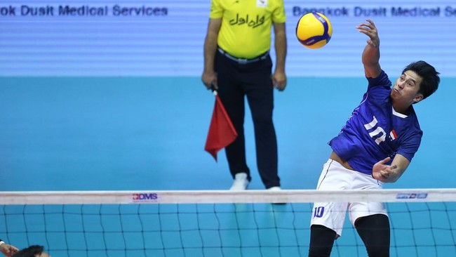 Timnas Voli Indonesia menang 3-0 atas Afghanistan pada laga terakhir Grup F Asian Games 2023 di Deqing Sports Centre Gymnasium