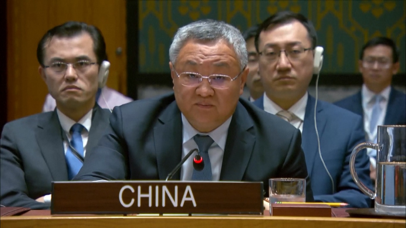 Berbicara pada pertemuan darurat Dewan Keamanan PBB tentang ketegangan Lebanon-Israel