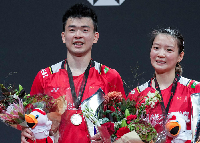 Tiongkok sukses menyapu bersih hampir semua gelar pada ajang bulu tangkis Denmark Open 2022