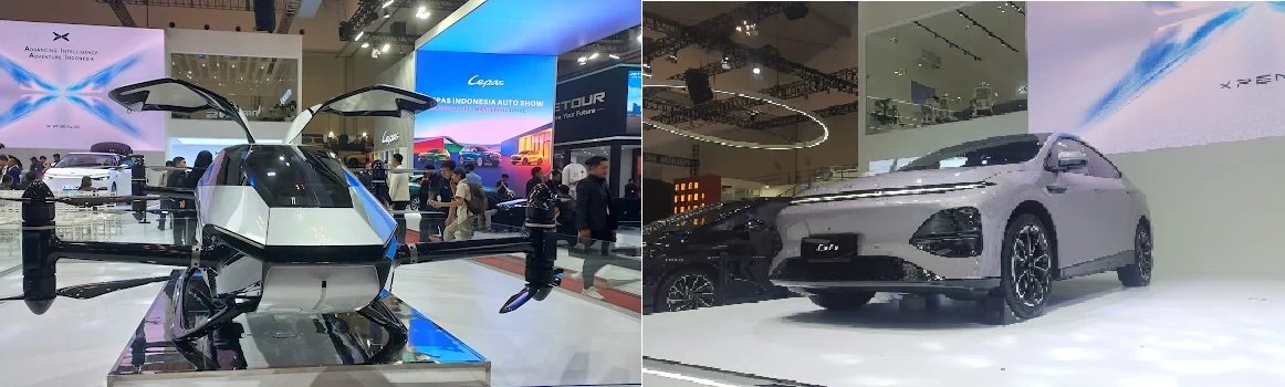 Mobil Terbang X9 Dan SUV G60 Pro Dipamerkan Di GIIAS 2025