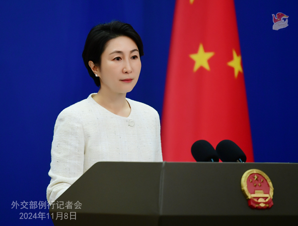 Juru bicara Kementerian Luar Negeri Tiongkok hari Jumat kemarin (8/11) di depan jumpa pers memperkenalkan kunjungan kenegaraan yang bakal dilakukan oleh Presiden Xi Jinping ke Peru dan Brasil