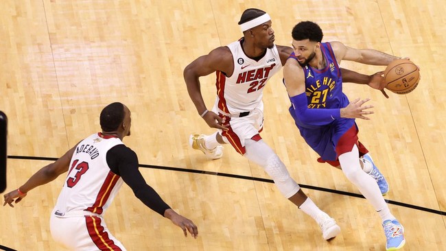 Jamal Murray mencetak 34 poin saat Nuggets mengalahkan Heat di final Game 3 (USA TODAY Sports via Reuters Con/Sam Navarro)