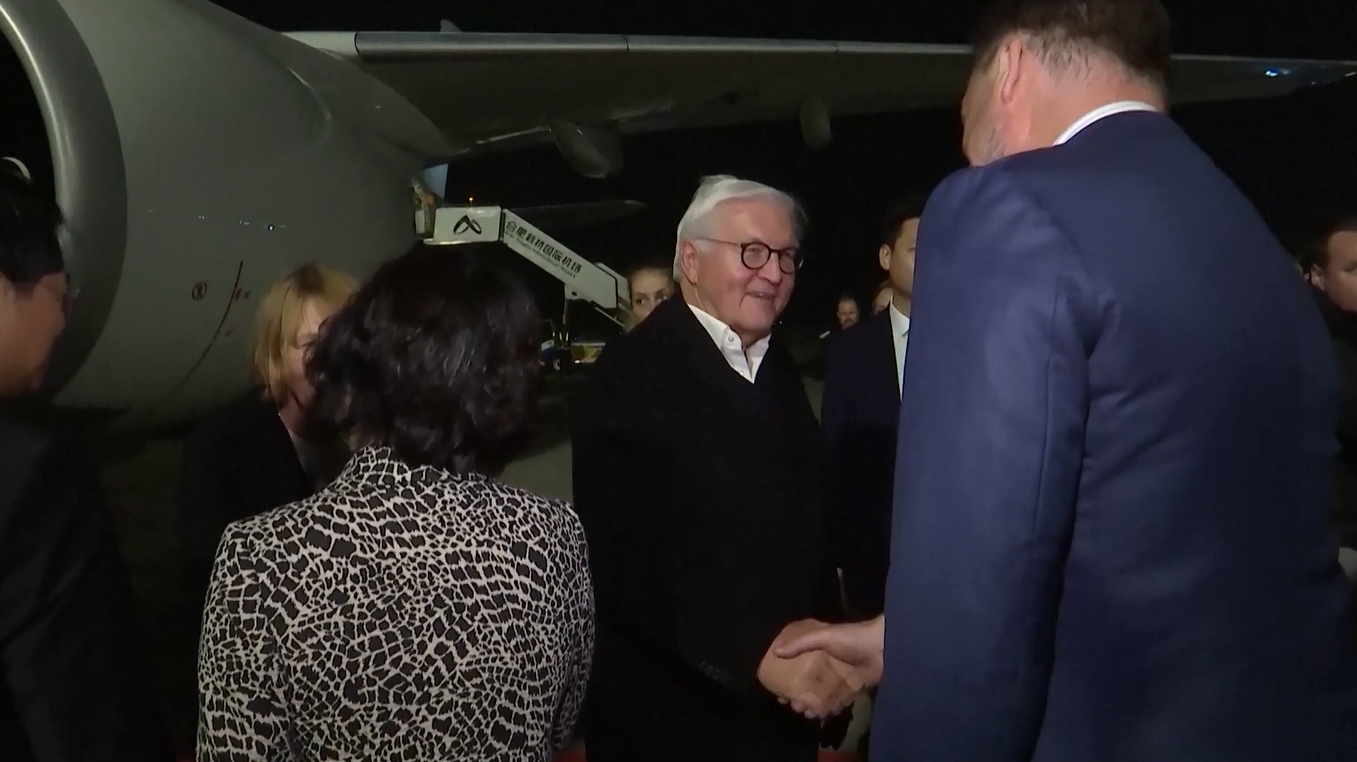 Presiden Jerman Tiba di Tiongkok untuk Kunjungan Kenegaraan