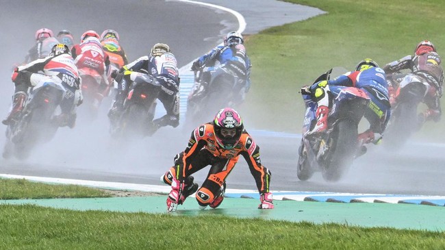 Jorge Martin menerima sekaligus kecewa dengan keputusan pembatalan Sprint Race MotoGP Australia 2023 di Sirkuit Phillip Island