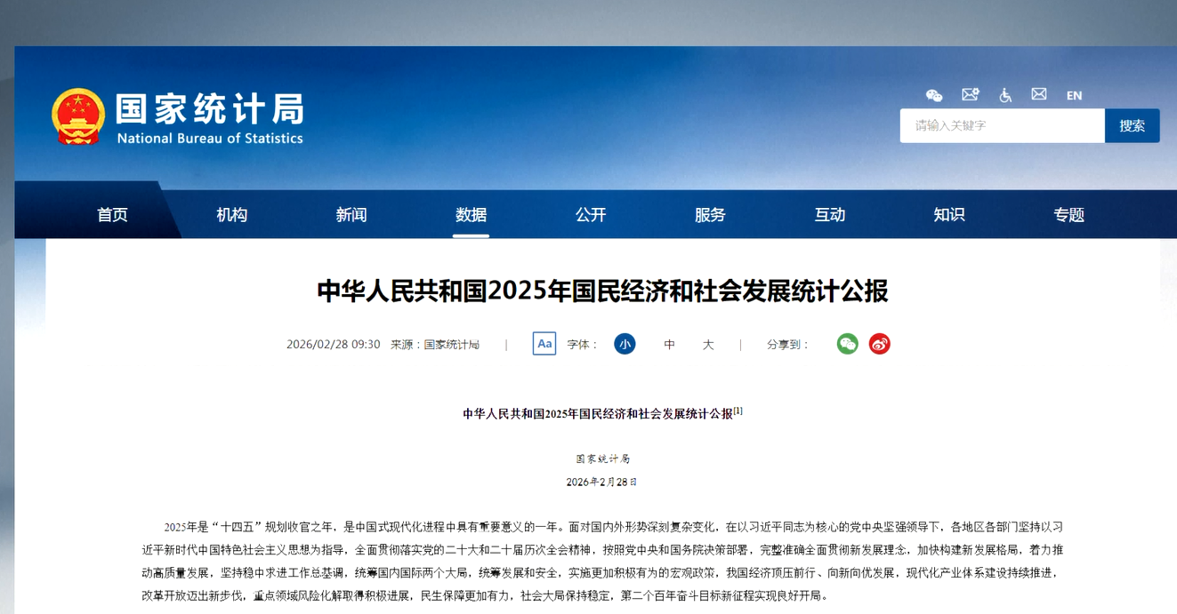 Statistik: Ekonomi Tiongkok Alami Pembangunan Berkualitas Tinggi melalui Inovasi pada Tahun 2025