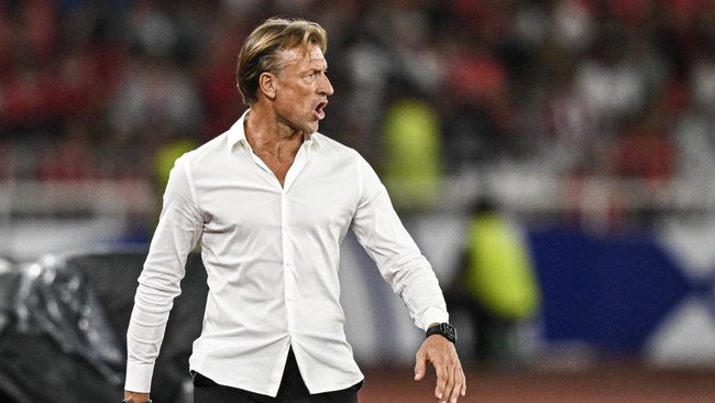 Pelatih Herve Renard diminta mundur setelah Arab Saudi kalah 0-2 dari Timnas Indonesia pada lanjutan Kualifikasi Piala Dunia 2026 di Stadion GBK