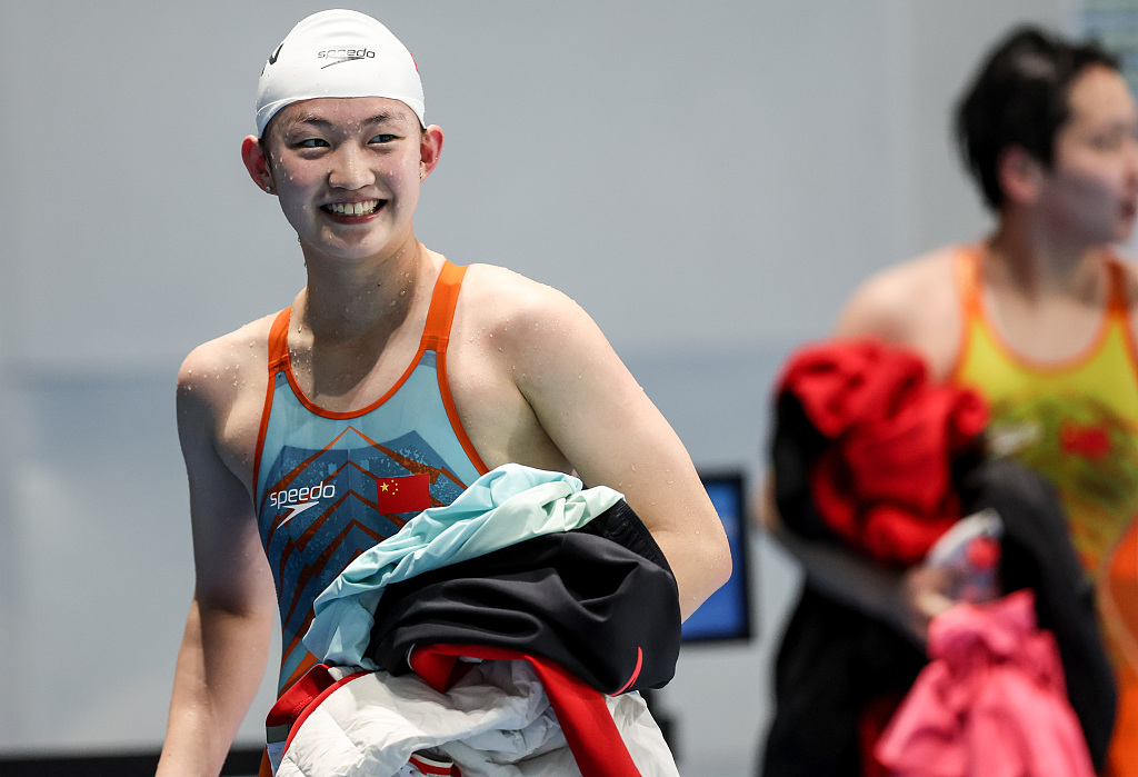 Setelah mencetak rekor dunia baru dalam renang gaya bebas 400m juara Olimpiade Li Bingjie pecahkan rekor Asia baru dalam 1500m dan rekor nasional dalam gaya bebas 200m