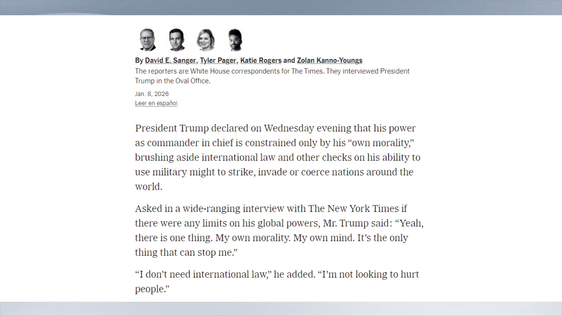 Jajak Pendapat CGTN: Trump Mengatakan 'Saya Tidak Membutuhkan Hukum Internasional,' Menyoroti Urgensi Reformasi Tata Kelola Global