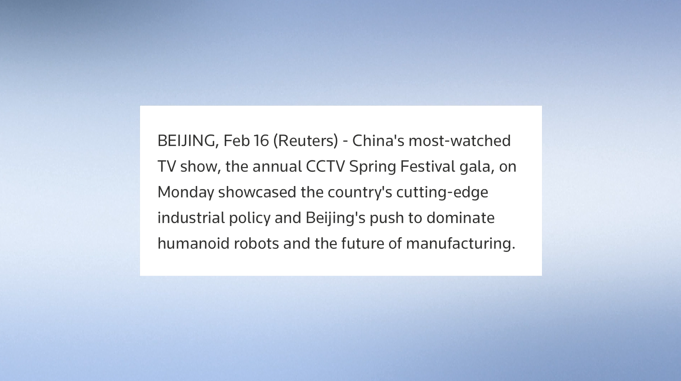Robot Humanoid yang Tampil di Gala Festival Musim Semi Tiongkok Picu Kehebohan Media Global