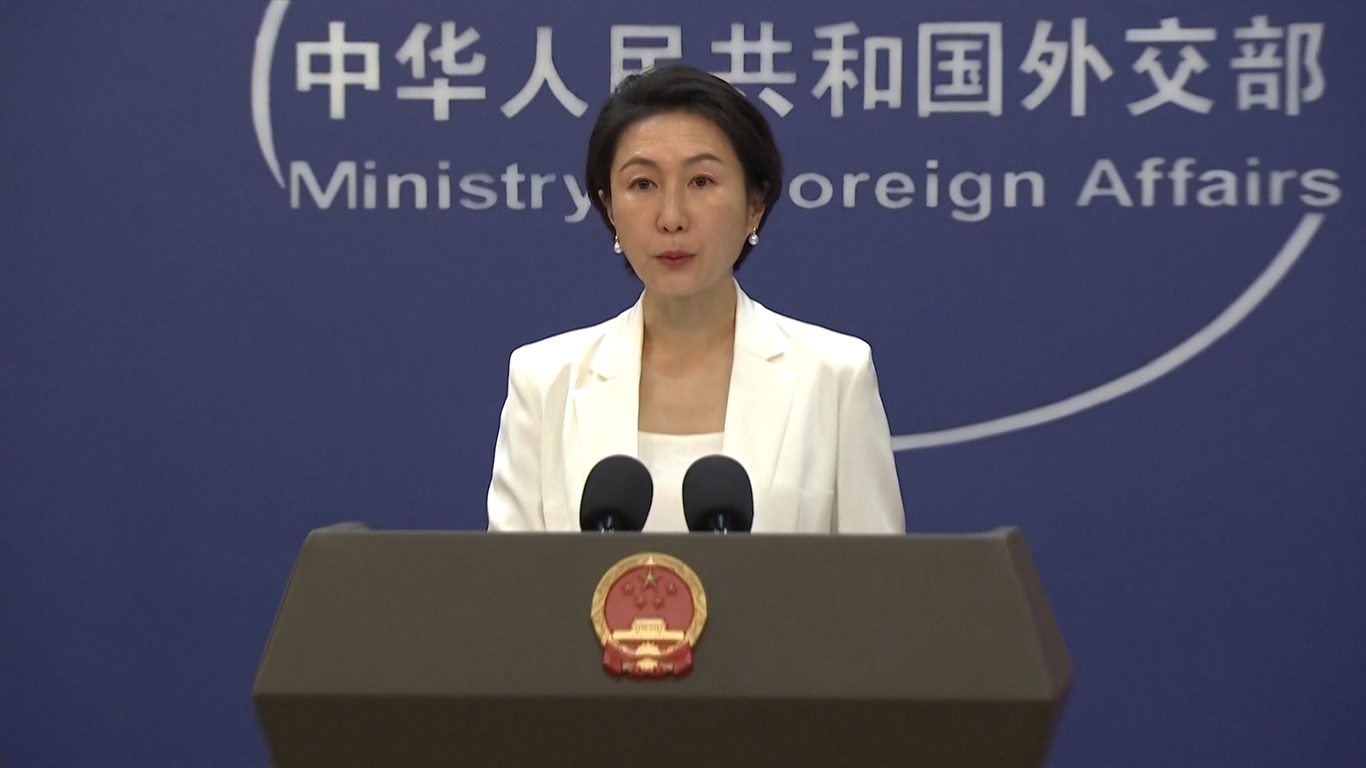 Mao menyampaikan pernyataan tersebut dalam sebuah konferensi pers di Beijing pada hari Jum'at