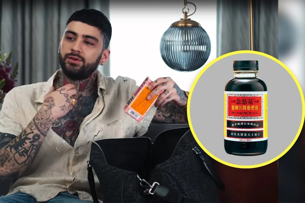 Media sosial  Tiongkok daratan tercengang ketika mantan superstar boy band mengatakan dia tidak pernah meninggalkan rumah tanpa sirup herbal itu