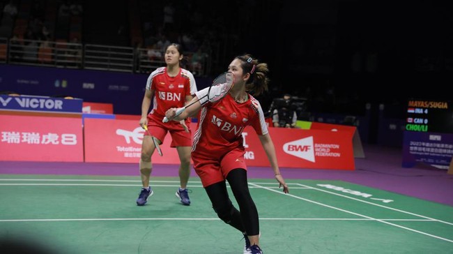 Ganda putri Indonesia Lanny Tria Mayasari/Ribka Sugiarto menang atas pasangan Kanada Catherine Choi/Josephine Wu 21-15