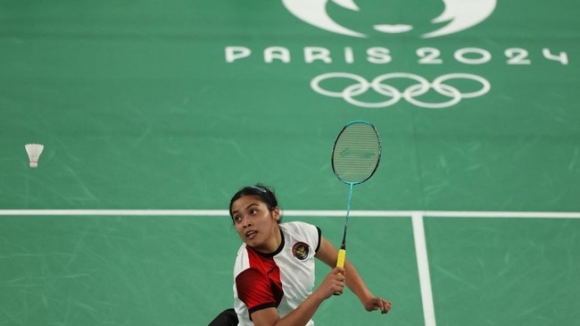 Gregoria Mariska Tunjung akan melanjutkan perjuangan perburuan medali Olimpiade 2024 pada hari ini