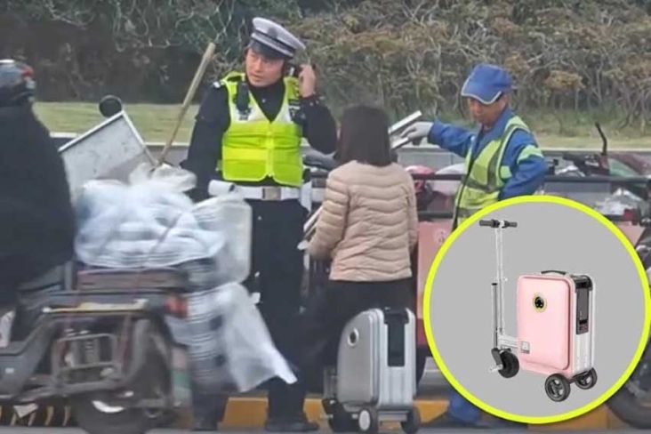 Aksi nekat wanita itu langsung membuat orang di sekitar lokasi kaget bukan kepalang Maklum soalnya pemandangan unik itu jarang terjadi saat kondisi jalanan padat Netizen di media sosial Tiongkok pun mengecam wanita tersebut sebagai orang yang tidak bertanggung jawab