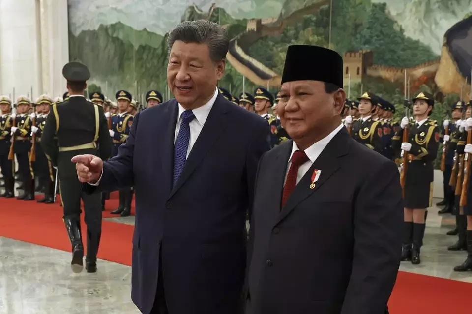 Presiden Tiongkok Xi Jinping pada Minggu bertukar ucapan selamat dengan Presiden Indonesia Prabowo Subianto atas peringatan 75 tahun hubungan diplomatik antara kedua negara