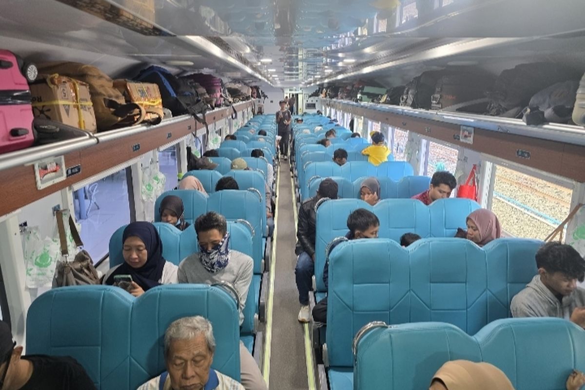 Kereta Ekonomi Kerakyatan Angkutan Mudik Lebaran
