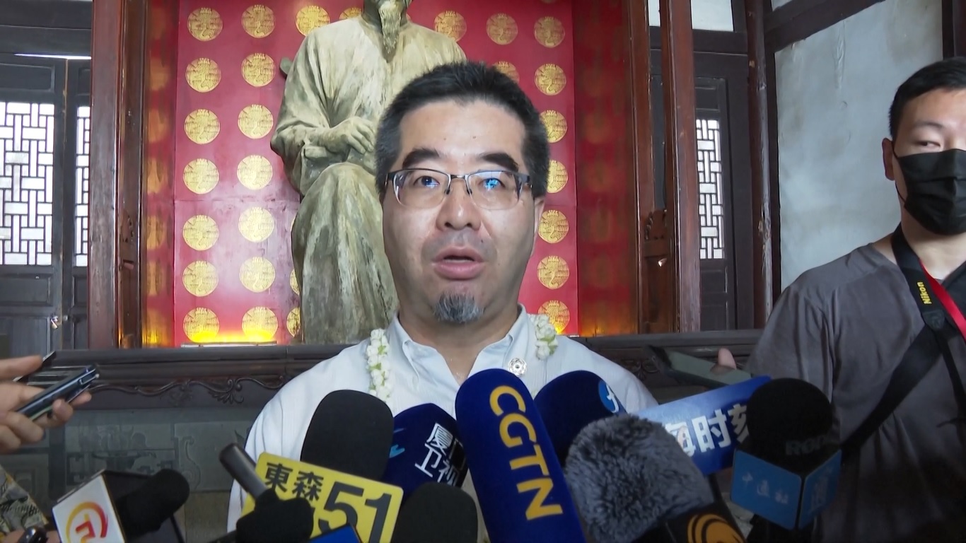 Perhentian di Fuzhou merupakan bagian dari kunjungan dua minggu mereka ke daratan Tiongkok