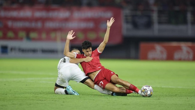 Rafael Struick menjadi salah satu pemain yang disorot dalam laga Timnas Indonesia vs Palestina