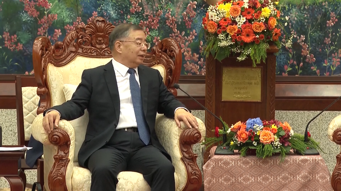 Presiden Laos Bertemu Pejabat Senior Tiongkok di Vientiane