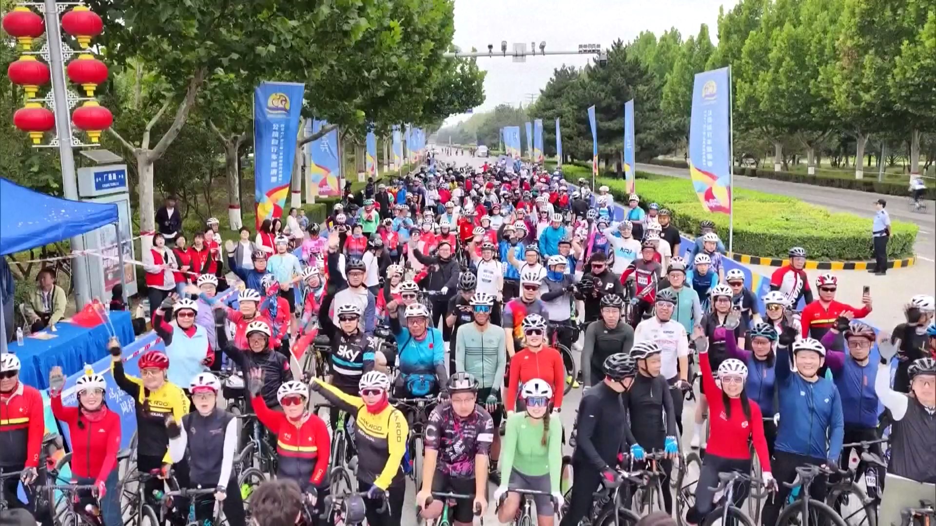 Balapan Sepeda Jalan Raya Dachang Hebei Ke-3 Dimulai