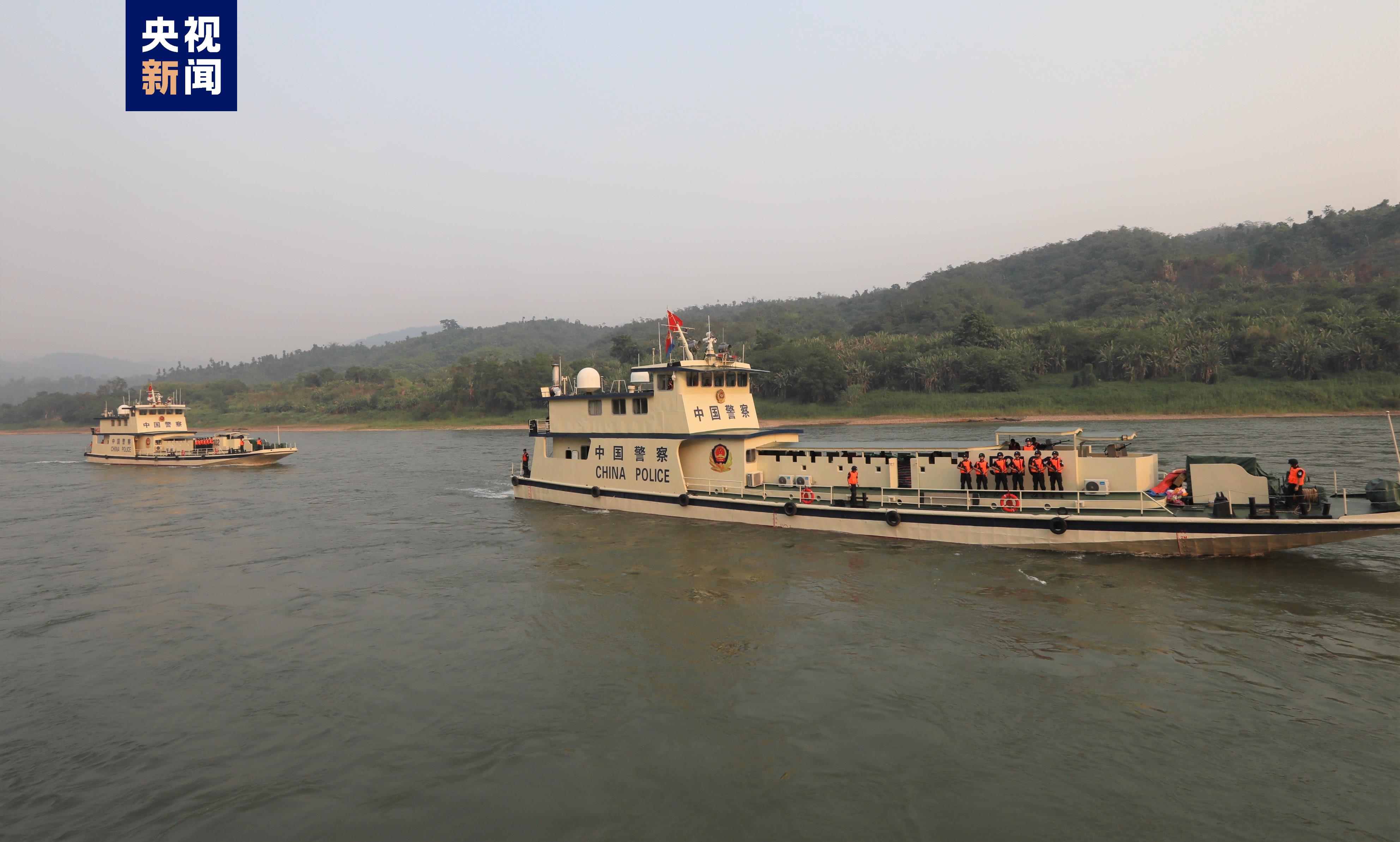 Patroli gabungan kali ini dimulai 25 April lalu Total dikerahkan 7 kapal patroli dan 149 personel penegak hukum dari empat negara