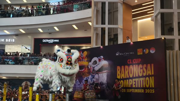 Kompetisi Barongsai Digelar di Jakarta, Sambut Festival Pertengahan Musim Gugur