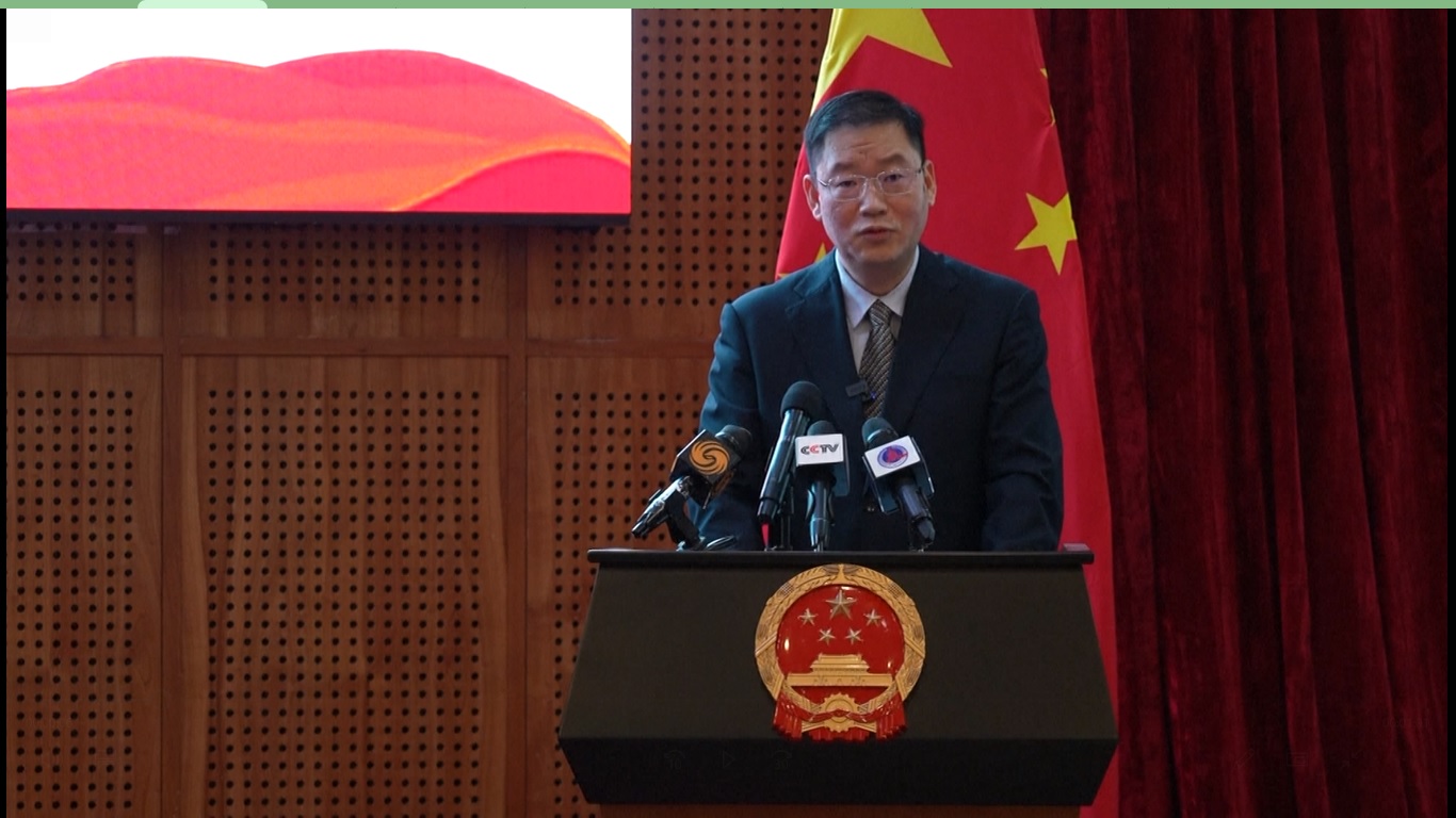 Pihak Tiongkok menyatakan penentangan tegas dan kecaman keras atas kesalahan Jepang