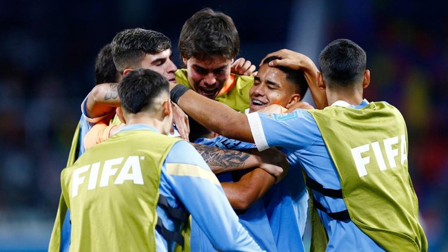 Timnas Uruguay U-20 dipastikan melangkah ke semifinal Piala Dunia U-20 2023 usai mengalahkan Amerika Serikat di babak perempat final