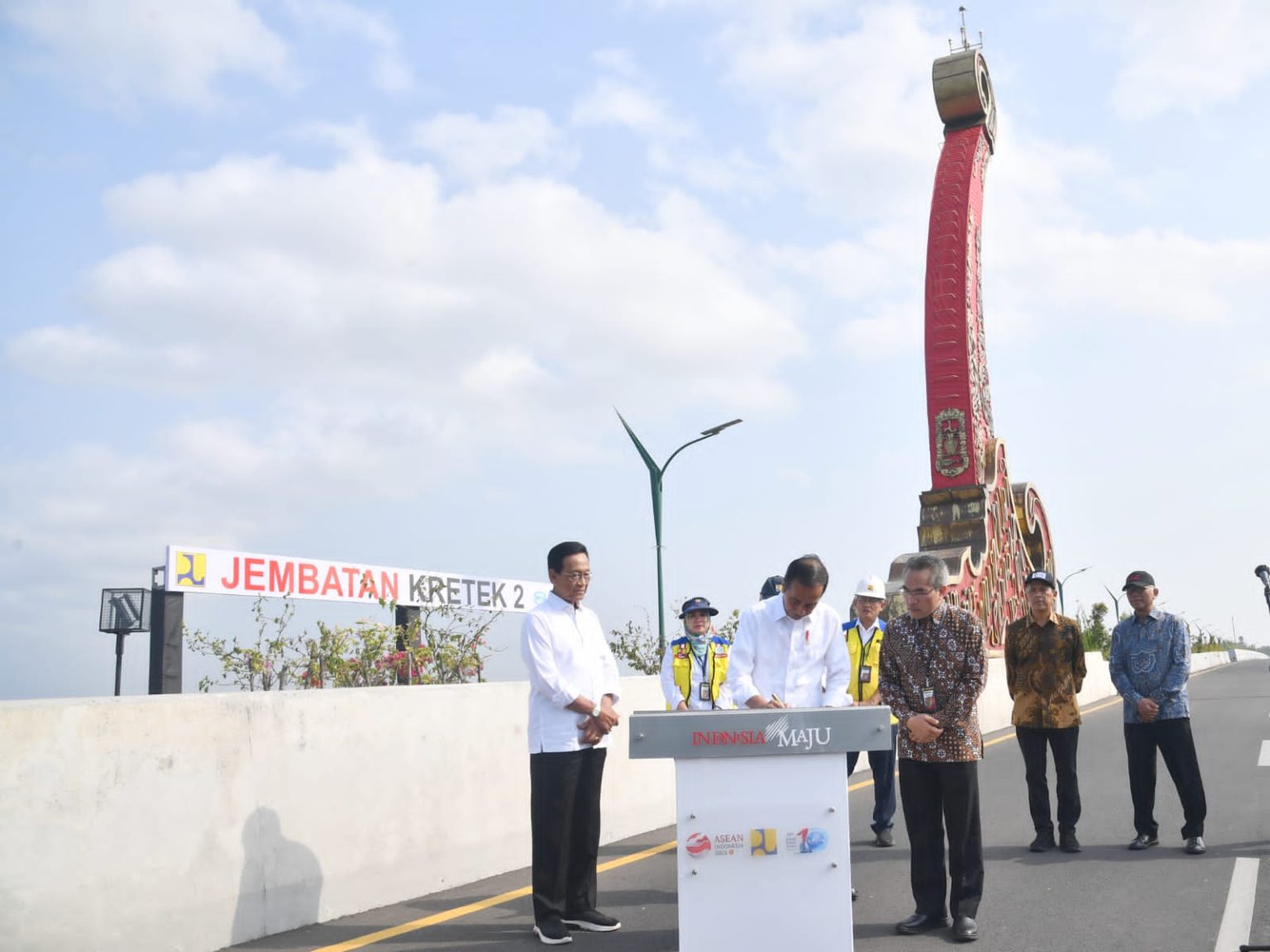 Jembatan Kretek 2 yang ada di Kabupaten Bantul