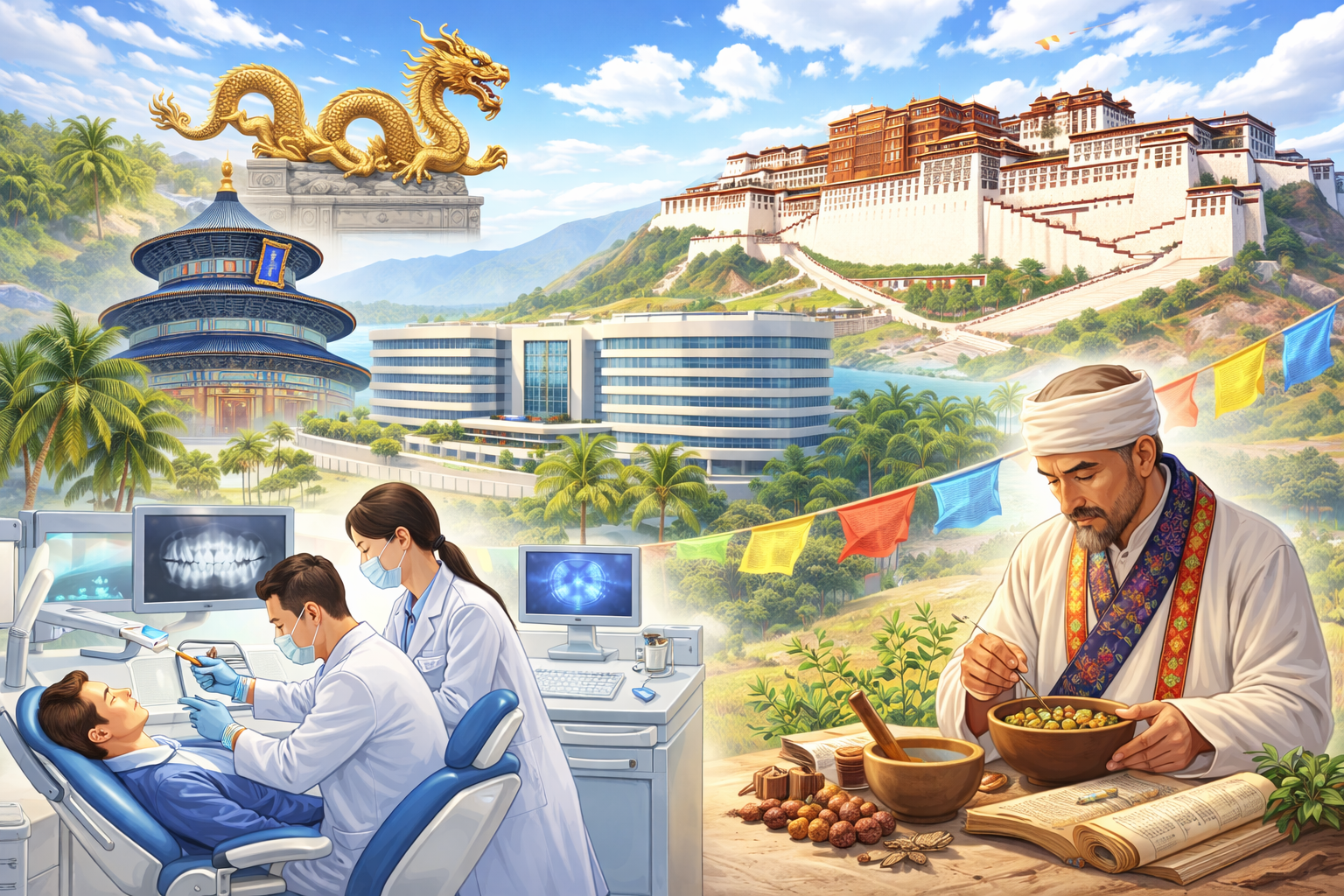 Opini : Negara Hadir dari Pusat Gigi di Sanya hingga Pengobatan Tibet, Inilah Rahasia Keunggulan Sistem Tiongkok dari AS dan Barat