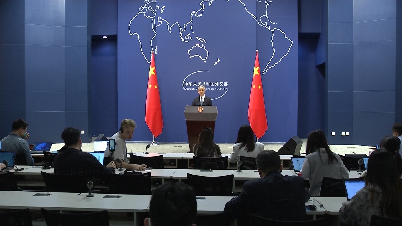 Ini adalah tanggapan atas pertanyaan mengenai laporan yang melibatkan Taiwan yang dirilis oleh pemerintah Swiss dalam beberapa hari terakhir