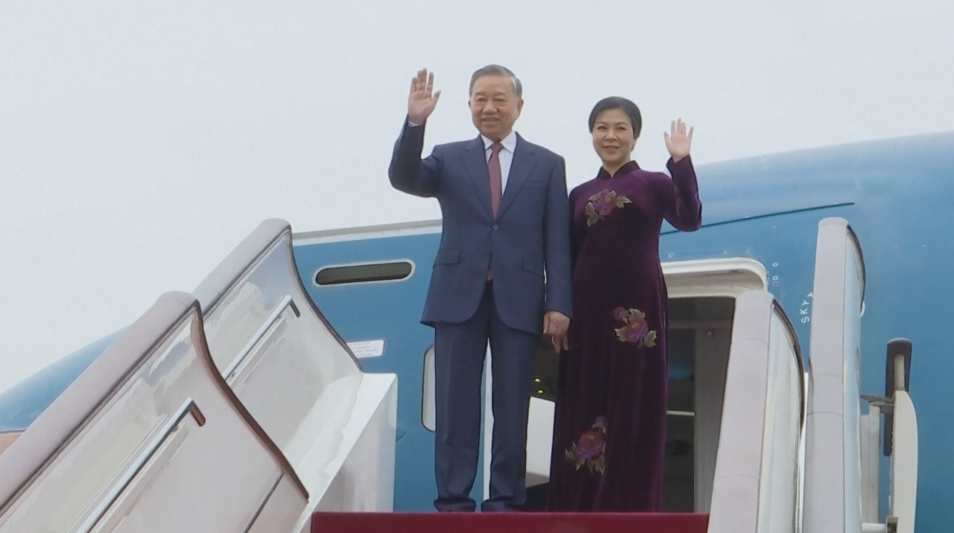 Pemimpin Tertinggi Vietnam Tiba di Beijing untuk Kunjungan Kenegaraan