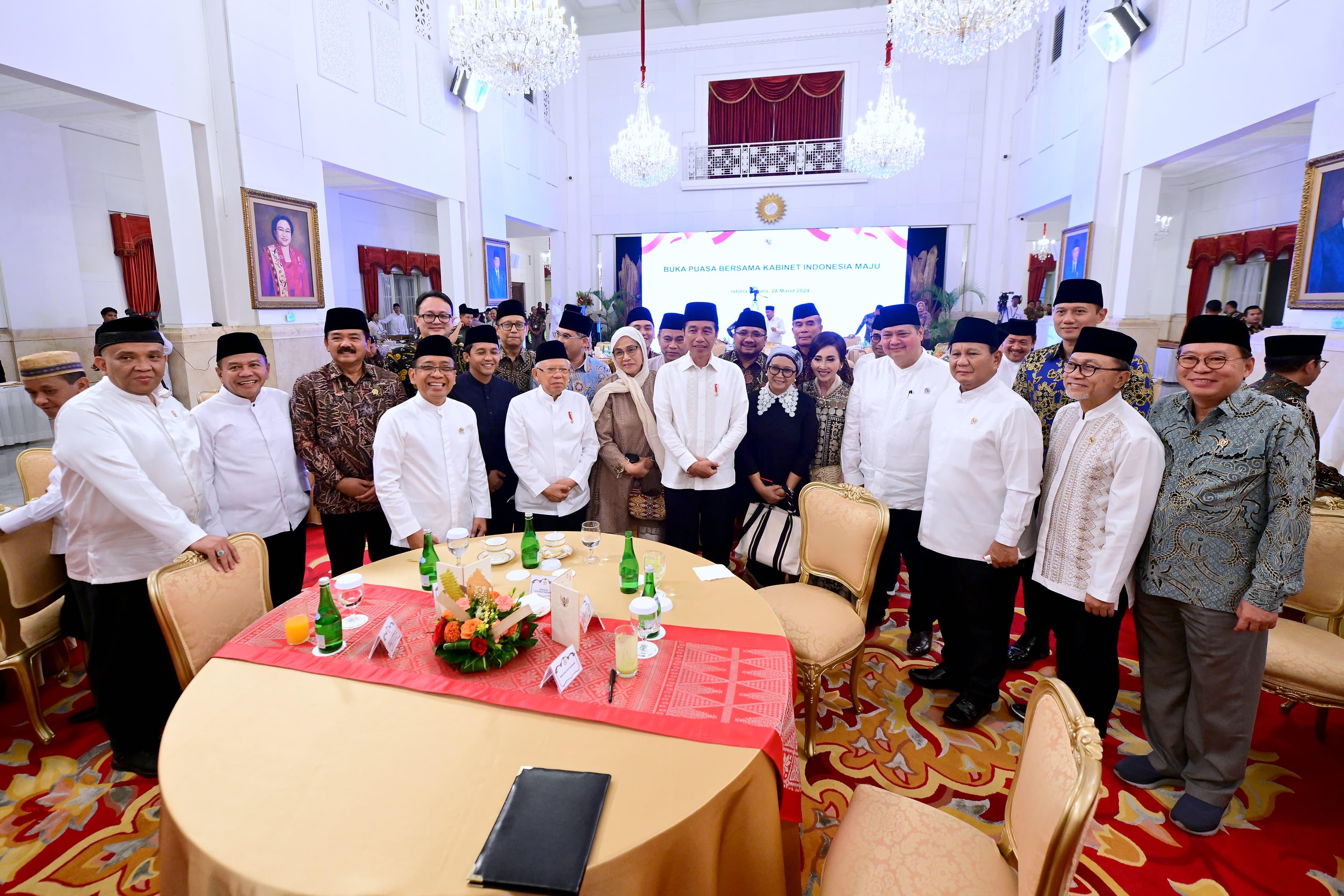 Ini merupakan buka puasa bersama yang digelar kembali di Istana setelah terakhir digelar pada tahun 2019 lalu