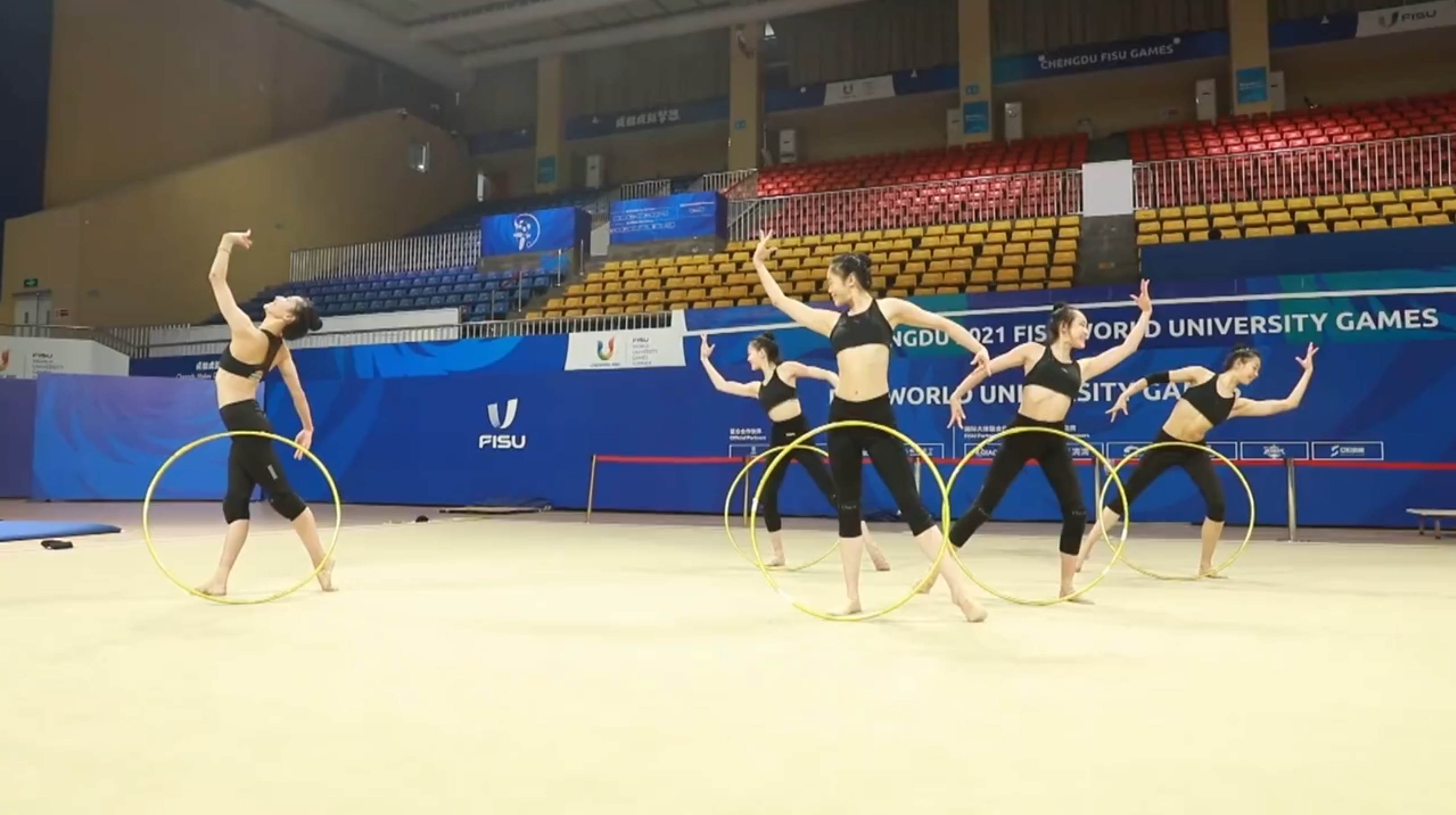 Sebanyak delapan atlet akan berpartisipasi dalam acara senam ritmik atas nama China di FISU World University Games di Chengdu